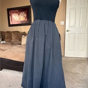 Commense Black Midi Dress